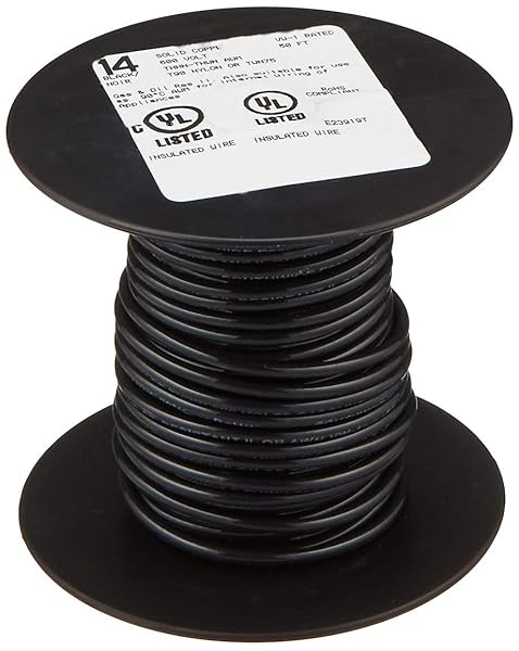 Southwire Buy Southwire 11579041 50' 14 Gauge Black THHN Wire - Durable & Reliable Electrical Wire