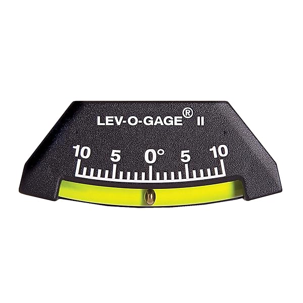 Sun Company Sun Company Lev-o-Gage II Marine Clinometer: Shatterproof Trim Aid for Boats