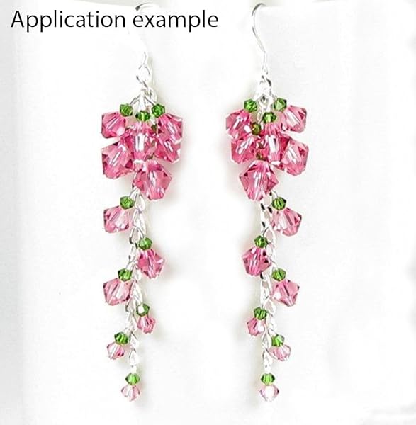 Adabele 100pcs Adabele 6mm Jet Black Faceted Bicone Crystal Beads Compatible with Swarovski Crystals 5301 5328 SSB623 - View 5 of 9