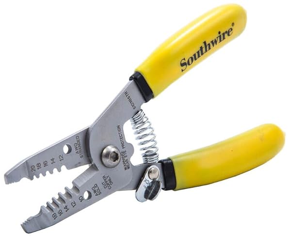 Southwire Southwire S1018STR Wire Stripping Tool: Best Wire Stripper & Cutter for 10-18 AWG Solid & 12-20 AWG Stranded Wire - View 5 of 5