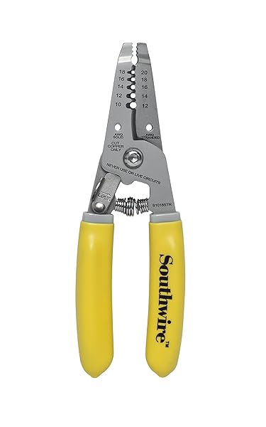 Southwire Southwire S1018STR Wire Stripping Tool: Best Wire Stripper & Cutter for 10-18 AWG Solid & 12-20 AWG Stranded Wire