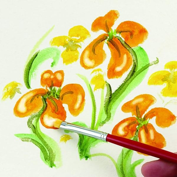 Creative Mark Creative Mark Scrubber Watercolor Brushes Set of 7 - Professional Blotting & Edge Shaping Tools for Artists - View 5 of 7