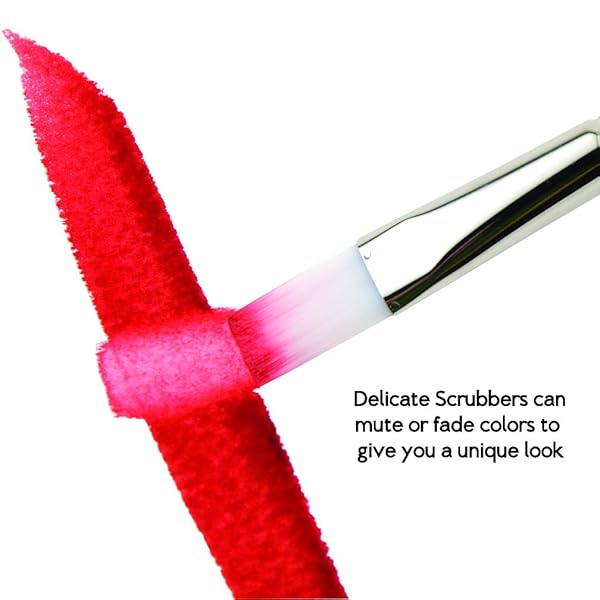 Creative Mark Creative Mark Scrubber Watercolor Brushes Set of 7 - Professional Blotting & Edge Shaping Tools for Artists - View 7 of 7