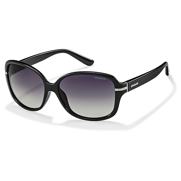 Polaroid Shop Polaroid P8419 Black/Grey Polarized Sunglasses for Women - Stylish 58/15/133 Fit