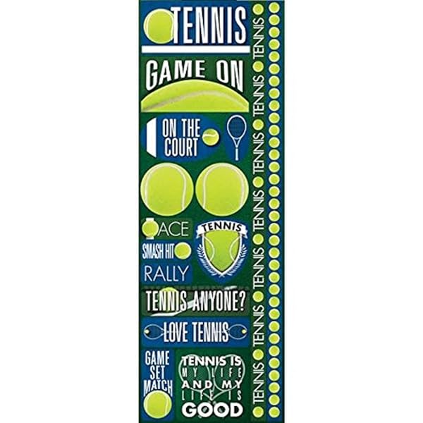 Reminisce Reminisce Signature Series Tennis Cardstock Combo Stickers - 4.25x12 Inch for Scrapbooking & Crafts - View 2 of 2