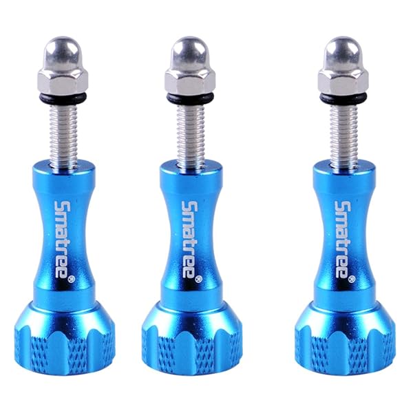Smatree Buy Smatree 3pcs Long Aluminum Thumbscrew for Gopro & DJI OSMO Action Cameras - Compatible with All Models!