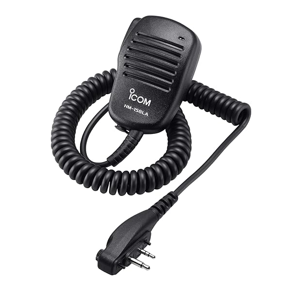 ICOM Icom HM-158LA Compact Speaker Mic with Alligator Clip - High-Quality Audio & Durability - View 2 of 5