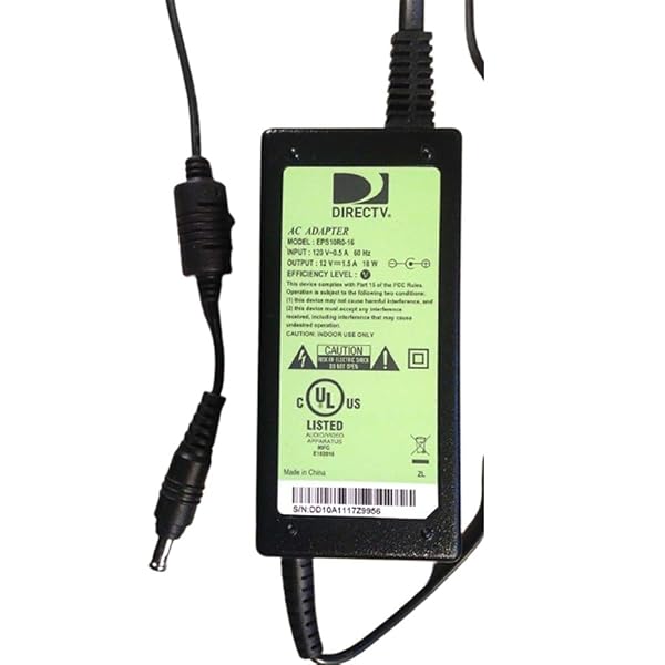 SatelliteSale Buy Genuine DirecTV AC Adapter Power Supply Charger 12V 1.5A 18W Model EPS10R0-16 - Fast Shipping! - View 6 of 7