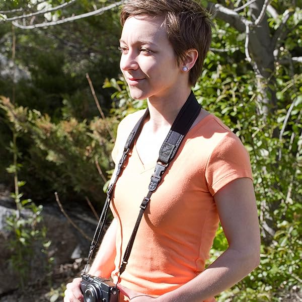 OP/TECH USA OP/TECH USA Mirrorless Camera Strap - Quick Disconnects for Lightweight Cameras (Black) - View 7 of 9