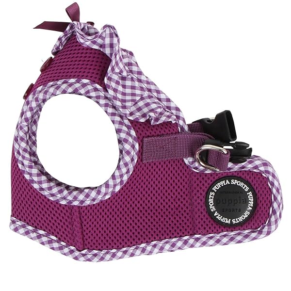 Puppia Puppia Vivien Vest Dog Harness Step-in Mesh No Pull No Choke for Small Dogs in Purple All Season Training
