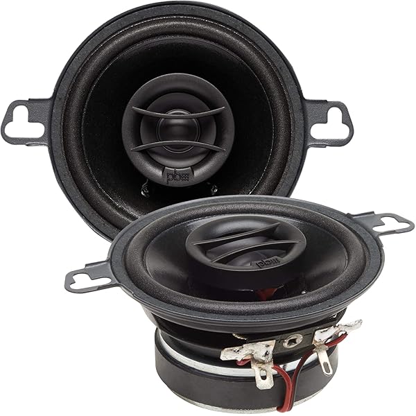 "Powerbass S-3502 3.5" Coaxial OEM Speakers - High-Quality Sound, Set of 2 for Superior Audio Experience"
