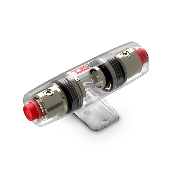 DS18 DS18 FHSAGU80A Round AGU Fuse Holder with 80A Fuse - Durable & Reliable Power Protection