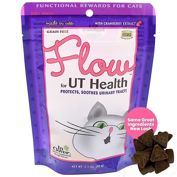 In Clover In Clover Flow Soft Chews for Cat Urinary Tract Health Natural Ingredients Daily Support 2.1oz