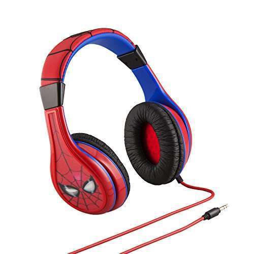 eKids eKids Spiderman Kids Headphones: Adjustable, Stereo Sound, Volume Control - Perfect for School & Travel