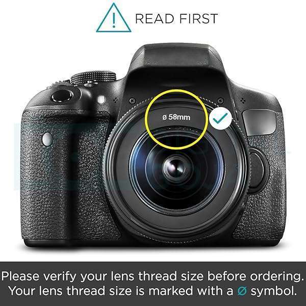 Altura Photo Altura Photo 58MM Tulip Lens Hood for Canon EOS 77D, 80D, 90D & Nikon Lenses - Enhance Your DSLR Photography - View 3 of 6