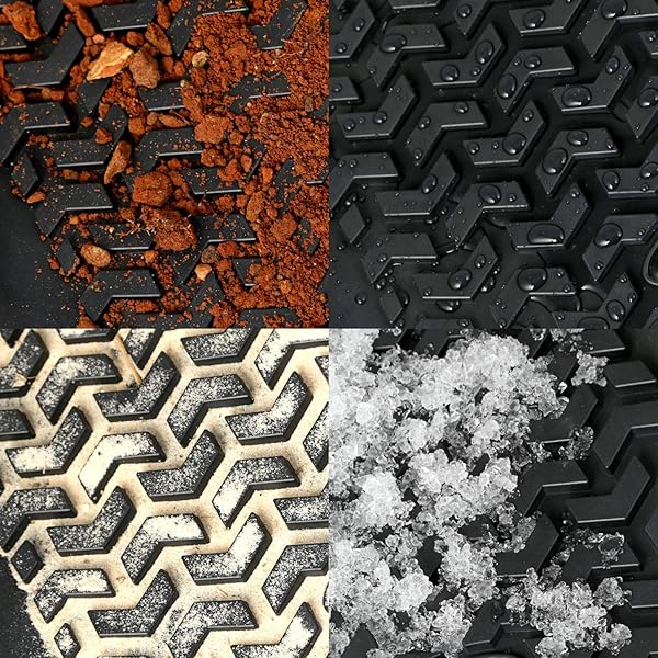 Rugged Ridge Rugged Ridge Floor Liner Set for Jeep Wrangler JK (2007-2018) | All-Terrain, 4-Piece, Black | Perfect Fit for 2-Door Models - View 3 of 6