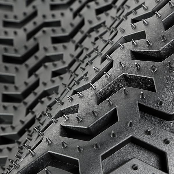 Rugged Ridge Rugged Ridge Floor Liner Set for Jeep Wrangler JK (2007-2018) | All-Terrain, 4-Piece, Black | Perfect Fit for 2-Door Models - View 5 of 6