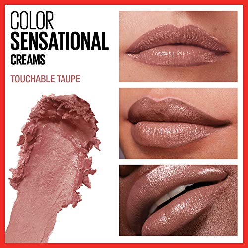 MAYBELLINE Maybelline Color Sensational Lipstick in Touchable Taupe - Hydrating Cream Finish for Perfect Nude Lips - View 5 of 10