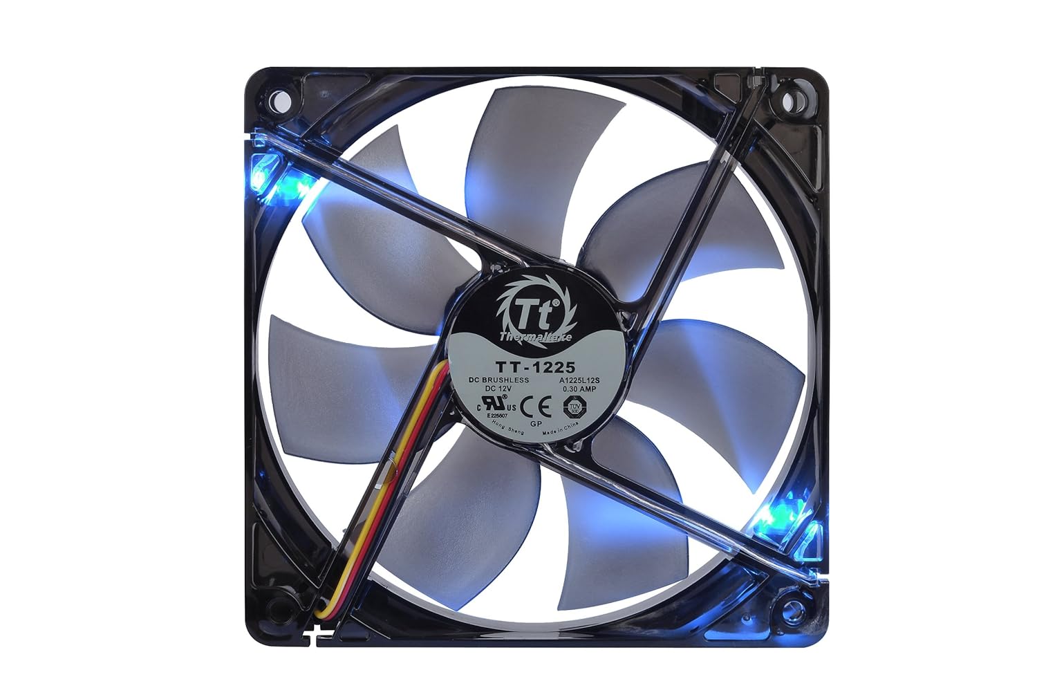 Thermaltake Thermaltake 120mm Pure 12 Series Black Quiet High Airflow Case Fan for Optimal Cooling Performance - View 6 of 6