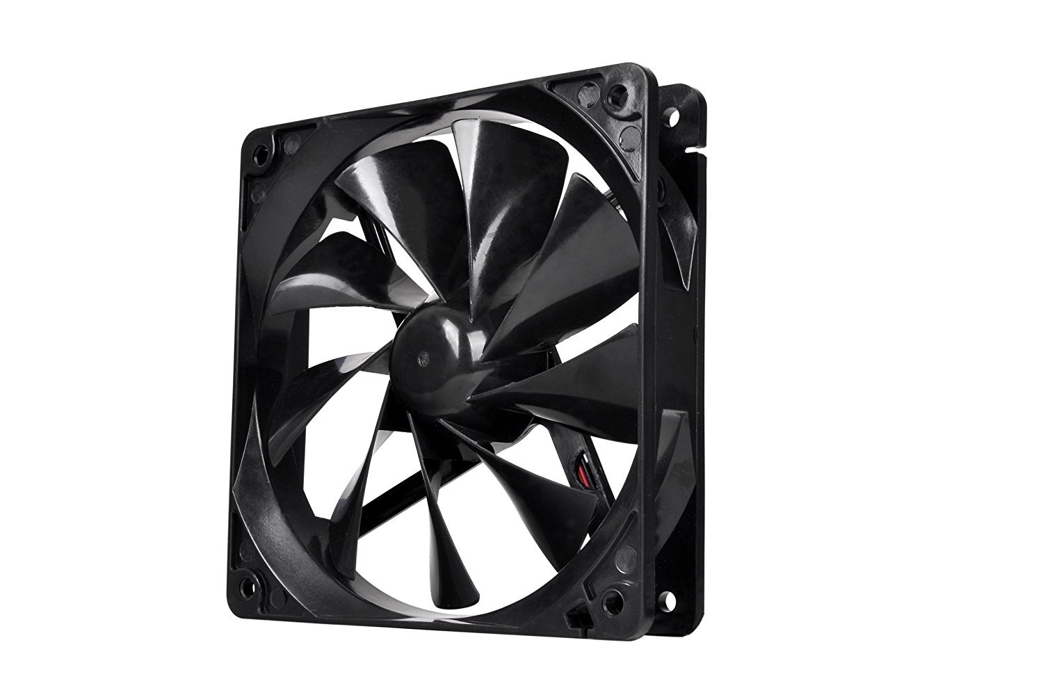 Thermaltake 120mm Pure 12 Series Black Quiet High Airflow Case Fan for Optimal Cooling Performance