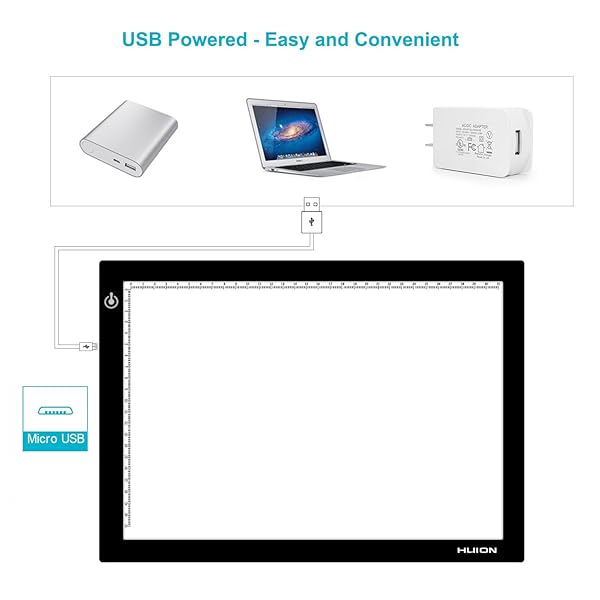HUION HUION L4S A4 LED Light Box - Ultra-Thin USB Tracing Pad with Adjustable Brightness - View 4 of 8
