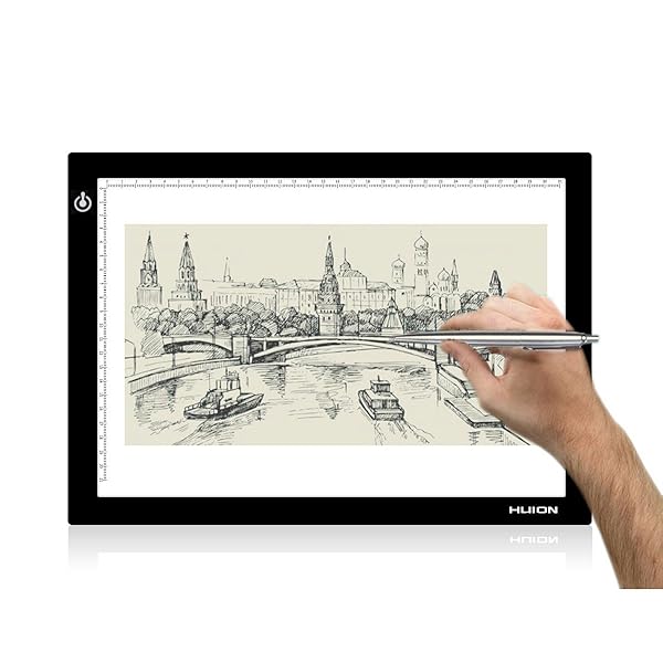 HUION HUION L4S A4 LED Light Box - Ultra-Thin USB Tracing Pad with Adjustable Brightness - View 2 of 8