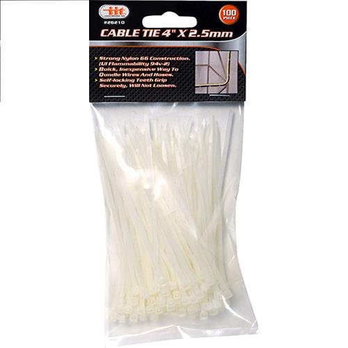 IIT Buy IIT 26210 4-Inch Cable Ties - 100-Piece Pack for Secure Organization & DIY Projects - View 2 of 2