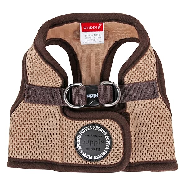 Puppia PUPPIA International Soft B Vest Harness for Large Dogs in Beige