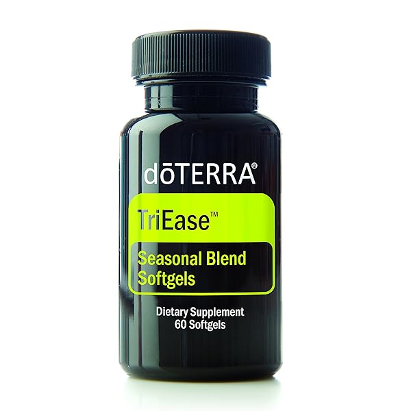 doTERRA doTERRA TriEase Softgels: Essential Oil Seasonal Blend for Allergy Relief - 60 Count