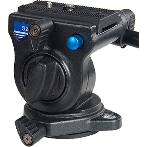 Benro Benro A38TDS2 Monopod with 3-Leg Base & S2 Head - 4 Sections, Twist Lock, Durable Black Design - View 4 of 10