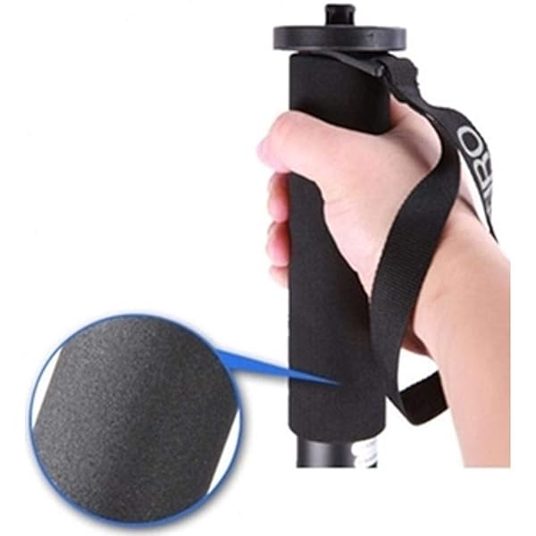 Benro Benro A38TDS2 Monopod with 3-Leg Base & S2 Head - 4 Sections, Twist Lock, Durable Black Design - View 9 of 10