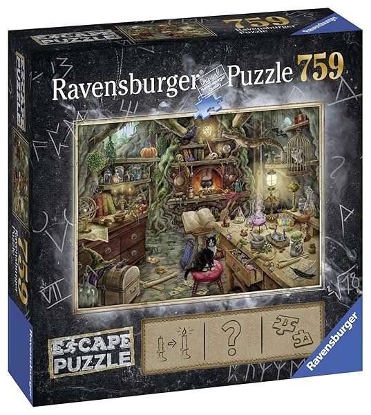 Ravensburger Ravensburger 759 Piece Escape Puzzle The Witches Kitchen Engaging Jigsaw for Kids and Adults Ideal for Family Game Nights FSC Certified Materials - View 2 of 4