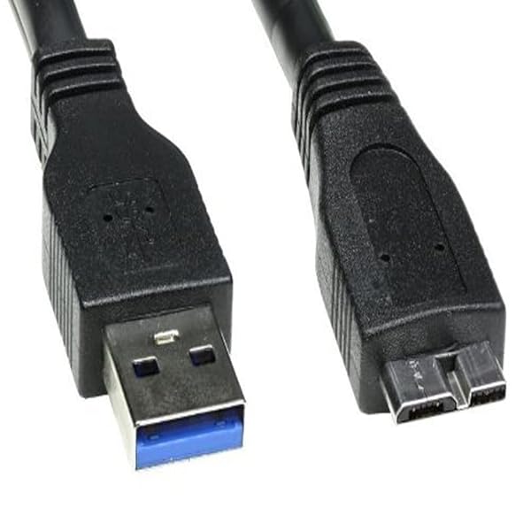 BIPRA Buy BIPRA 1.5ft USB 3.0 Cable A to Micro B for WD, Seagate, Toshiba & Samsung Hard Drives - Fast Data Transfer!