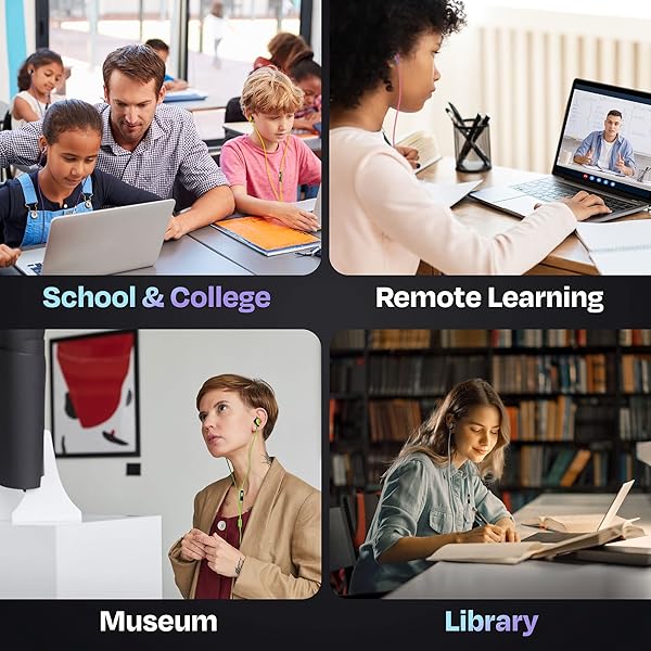 JustJamz JustJamz Kidz 2.0 Color Call Mic Stereo Earbud Headphones Mixed Colors 100 Pack for Kids - View 8 of 8