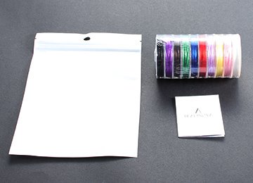 BEADNOVA BEADNOVA 1mm Elastic Stretch Crystal String Cord - 10 Rolls Mixed Colors for Jewelry Making & Bracelet Beading (12m Each) - View 9 of 9