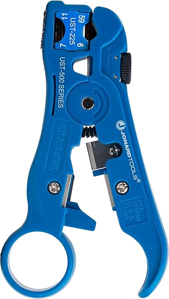 Jonard Tools Jonard Tools UST-525: Universal Cable Stripping Tool for Coax, Network & Telephone Cables