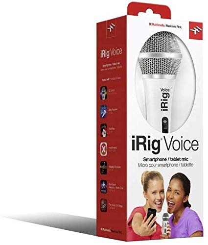 IK Multimedia IK Multimedia iRig Voice Karaoke Microphone: Portable, Durable, 3.5mm Jack for iPhone, iPad, Android - Perfect for Singing! - View 3 of 7