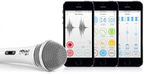 IK Multimedia IK Multimedia iRig Voice Karaoke Microphone: Portable, Durable, 3.5mm Jack for iPhone, iPad, Android - Perfect for Singing! - View 6 of 7