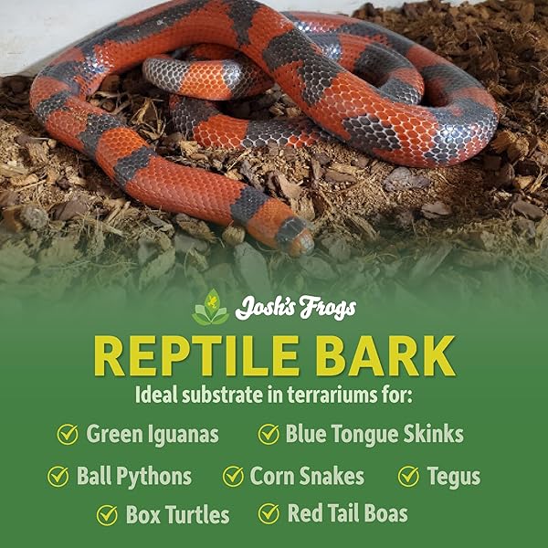 Josh's Frogs Josh's Frogs Reptile Bark 10 Quarts Premium Substrate for Healthy Reptiles and Amphibians - View 2 of 7