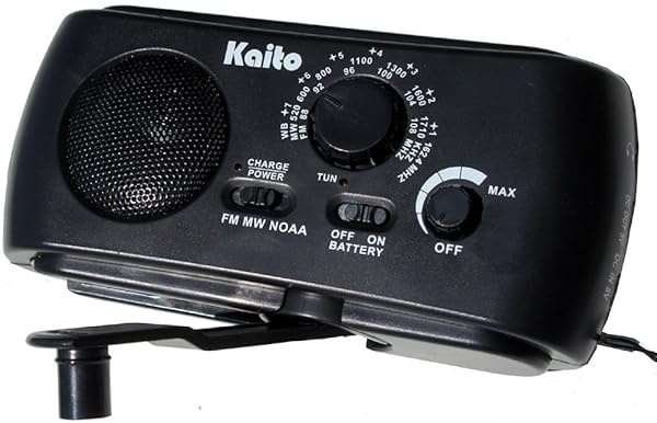 Kaito Buy Kaito KA332W Portable Hand Crank Solar AM/FM NOAA Weather Radio with Phone Charger & Flashlight - Essential Emergency Gear - View 7 of 7