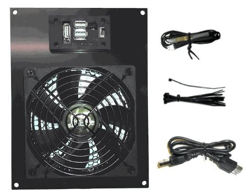 Coolerguys Thermostat Controlled Single 120mm USB Fan Kit for Efficient Cooling and Temperature Control - View 2 of 4