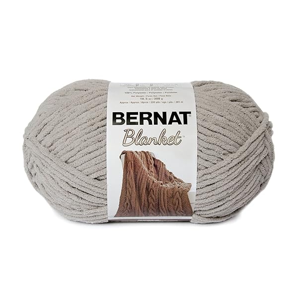 Bernat Bernat Blanket BB in Pale Gray: Soft, Cozy Yarn for Your Next Project