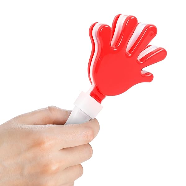 Windy City Novelties Windy City Novelties 12 Pack Mini Hand Clappers 7 Inch Bulk Noisemakers for Parties Celebrations and Events - View 3 of 6