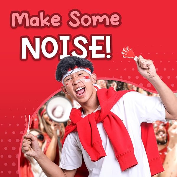 Windy City Novelties Windy City Novelties 12 Pack Mini Hand Clappers 7 Inch Bulk Noisemakers for Parties Celebrations and Events - View 4 of 6