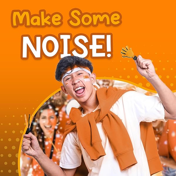 Windy City Novelties Windy City Novelties 12 Pack Mini Hand Clappers 7 Inch Bulk Noisemakers for Parties Celebrations and Events - View 2 of 6