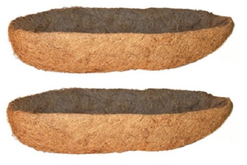 Panacea "Panacea 48" Window Box Planter with Coco Liners - Durable Trough for Beautiful Gardening"