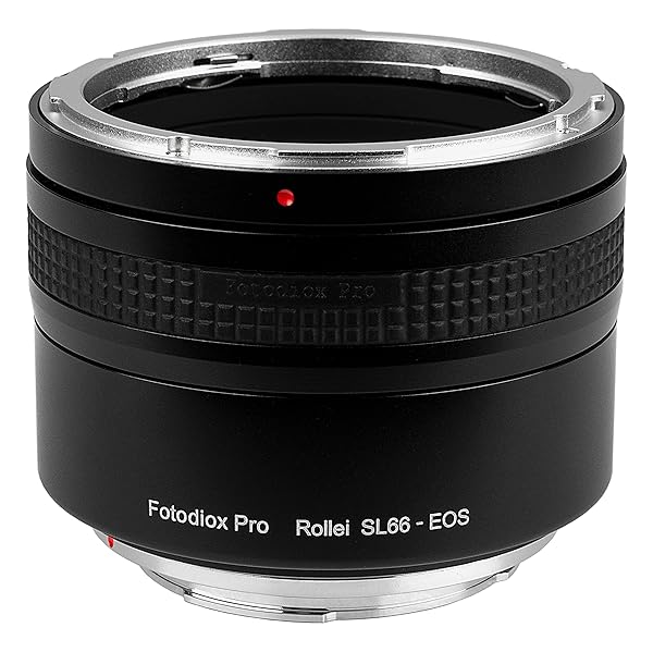 Fotodiox Pro Lens Mount Adapter for Rolleiflex SL66 to Canon EOS EF/EF-S DSLR - Built-in Focusing Helicoid