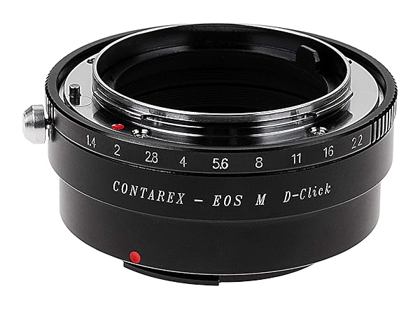 Fotodiox Pro Contarex to Canon EOS M Lens Adapter: Declicked Aperture Control for Mirrorless Cameras
