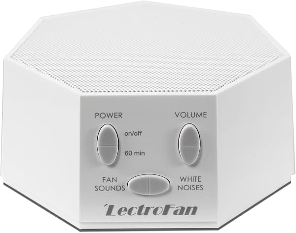 Adaptive Sound Technologies LectroFan White Noise Machine: 20 Non-Looping Sounds & Sleep Timer for Better Sleep