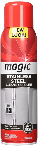 MAGIC Buy Weiman Magic Stainless Steel Cleaner Aerosol 17oz (2 Pack) - Shine & Protect Your Appliances!